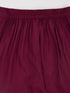 Girl's' Wine Kurta Set With Dupatta